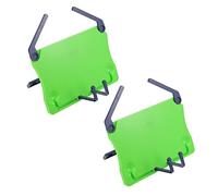 MINAOLULUS 2pcs Folding Music Stand Abs Rack Music Holder Angle Book Stand Lightweight