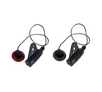 MINAOLULUS 2Pcs Guitar Sound Pickup for Acoustic Ukulele Banjo Multifunctional Piezo Microphone Transducer Easy Self Adhesive Installation Sound Capture Tool