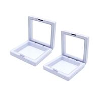 MINAOLULUS 2pcs Guzheng Nail Storage Boxes with Buckle Small Manicure Nail Organizers for Guzheng Picks and Accessories Portable Storage Holder for Salon Supplies