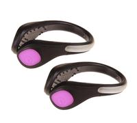 MINAOLULUS 2pcs LED Shoe Clip Lights with Nonslip Design and Weather Resistant Plastic Material for Night Running, Walking the Dog, Cycling Safety Gear