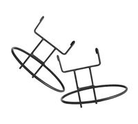 MINAOLULUS 2Pcs Metal Wall Planter Rings Heavy Duty Flower Pot Holders for Balcony and Indoor Plant Hangers Reusable Design