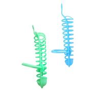 MINAOLULUS 2pcs Multi-purpose Parrot Foraging Basket with Stand Rack Feeding Toy for Pet Birds Safe Material Convenient Hanging Design for Budgies and Parakeets