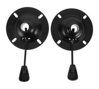 MINAOLULUS 2pcs Office Chair Metal Swivel Base Replacement Plates 2mm Thick 10x10cm Practical Swivel Plate for Desk Chair Lift Lever and Tilt Control Mechanism
