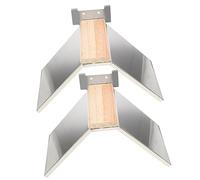 MINAOLULUS 2pcs Pigeon Rest Rack Pigeon Perch for Pet Supplies Wood Iron Material for Bird Aviary