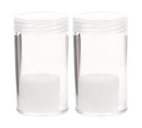 MINAOLULUS 2pcs Plastic Coin Tubes 30mm Coin Collectors Storage | Storage Tubes, Tube Container for Uk Coins, Coin Collecting Container for Collectors