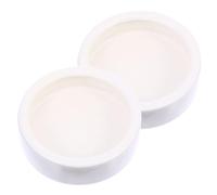 MINAOLULUS 2pcs Reptile Food Feeding Bowls Escape Water Bowls for Lizards Geckos Crested Geckos Water Containers