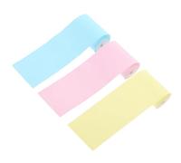 MINAOLULUS 3 Rolls Thermal Printer Paper 5.7x3 Inch Till Rolls Receipt Paper for Cash Registers Banks Hospitals - Pink Blue Yellow for Thermal Receipt Printing