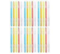 MINAOLULUS 30 Pcs Plastic Document Fastener Clips Office Paper Organizing Clasps Loose Leaf Binder Clips for Home School Filing and Document Securing Random Color