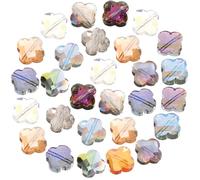 MINAOLULUS 30pcs Assorted Colour Glass Bracelet Beads Charms for Jewellery Making, Smooth and Comfortable 12mm Spacer Beads, for Handmade and DIY Jewelry Crafts Random Color