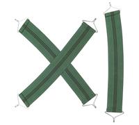 MINAOLULUS 3pcs Green Elastic Replacement Straps for Lounge Chairs, Patio Chair Repair Kit with Reinforced Sling Straps for Folding Recliner Seating