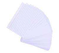 MINAOLULUS 400pcs Horizontal Ruled Index Card Set Paper with Neat and Clearly Structured Lines, Tear Resistant Classic Design White Study Note Cards for College Supplies and Office Use 4.9x3