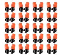 MINAOLULUS 40pcs Adjustable Plastic Mist Irrigation Spray Heads for Garden Irrigation Sprinklers Sturdy Nozzles Withstand Harsh Weather Conditions for Greenhouse Cooling and Agricultural