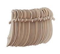 MINAOLULUS 40pcs Pirate Theme Unfinished Wooden Swords Craft Kit, Paintable Wood Slices for DIY Arts and Crafts, Halloween and Birthday Party Supplies