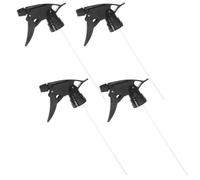 MINAOLULUS 4pcs Black Dual-core Plastic Sprinkler Head Replacement for Balcony Plants, Garden Sprayer Nozzle with Even Watering Plane, Misting Spray Nozzle for Indoor and Outdoor Plant Care