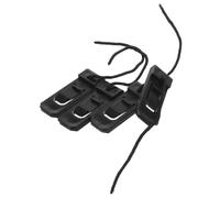 MINAOLULUS 4pcs Black Nylon Sup Fin Clip for Inflatable Surfboard and Seat Board, Paddle Board Replacement Fin to Increase Direction and Stability, for Beach Surfing