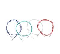 MINAOLULUS 4pcs Cartridge Cable Wire Leads Replacement Stable Leads for Turntable Record Player Phono Cable