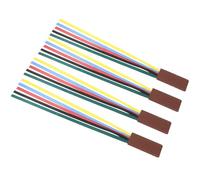 MINAOLULUS 4pcs Decorative Bookmark Colorful Book Page Mark 0.5mm Long Pendant Record Reading Progress Wear-Resistant Pu Polyester Ribbon for Office and Home Readers