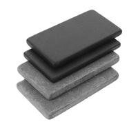 MINAOLULUS 4pcs Gold Testing Stones for Jewelry Purity Test Kit - Portable Metal Tester Stones in Black and Grey for Accurate Gold and Silver Jewelry Analysis at Home and Workshop