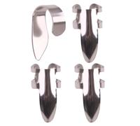 MINAOLULUS 4pcs Stainless Steel Guitar Finger Picks Set for Thumb and Index Finger Metal Guitar Plectrum Accessories and Banjo Players