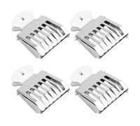 MINAOLULUS 4pcs Stainless Steel Queen Clips Beekeeping Gripper Cage Tools for Hive Management Honey Harvesting Equipment for Beekeepers