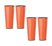 MINAOLULUS 4pcs Ventilated Pvc Mesh Leg Boots Horse Legging Mesh Pasture Fly Protection Boots Lightweight Abrasion-resistant Breathable with Soft for Summer Trail Riding