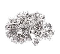 MINAOLULUS 50pcs Graduation Doctor Hat Charms DIY Pendant Set for Jewelry Making with Silver Alloy Material and Unique Hat-shaped Design, for Graduation Party Accessories