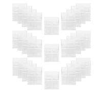 MINAOLULUS 50pcs Loose-Leaf Binder Sleeve PVC Card Sleeves Pocket Refill Pages for Ring Binder Baseball Trading Card Collection Storage