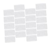 MINAOLULUS 50pcs Reusable Zipper Pouches A6 Zipper Pouches PVC Material Extra Thick Environmental Protection Design Document Organizer for Home and Organization Use