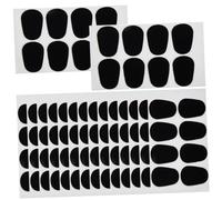 MINAOLULUS 50pcs Silicone Saxophone Cushions Pads for Alto and Clarinet Mouthpieces, 0.8mm Thickness Musical Instrument Accessories for Musicians