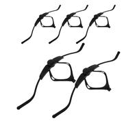 MINAOLULUS 5pcs Helmet Adjustable Chin Strap Replacement Universal Helmet Strap and Motorbike Black Plastic Adjustable Knob Lightweight Comfort and Secure Locking for Motorcycle Rides