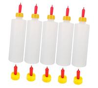 MINAOLULUS 5sets Lamb Feeding Bottles for Milk Goat Feeder Goat Nursing Calf Bottle Puppy Feeder