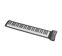 MINAOLULUS 61-keys Foldable Roll-up Electronic Piano Keyboard, Thickened Silicone Portable Keyboard for Children and Adults, Lightweight Musical Instrument for Travel and Practice