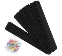 MINAOLULUS 6pcs Felt Bulletin Board Strips Small Bulletin Board Strips 35x7x0.3inch Simple Design Creative Practical Felt Pin for Wall Decorative Use in Office Or Classroom