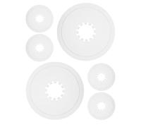 MINAOLULUS 6pcs Flywheels Cover for Mountain Bike and Rear Sprocket Protector with Precise Fit Design and Advanced Dust and Water Resistance, Abs Plastic Spoke Protector Disc for Cycling