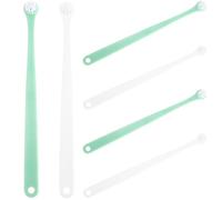 MINAOLULUS 6pcs Household Cat Toothbrush Set with Small Heads, Portable Puppy and Dog Toothbrushes for Pet Dental Care, Wear-resistant Kitten and Dog Oral Hygiene Brushes