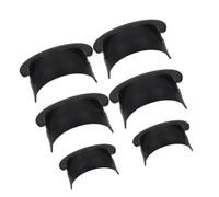 MINAOLULUS 6pcs Pool Table Pocket Liners Replacement Set with Strong Compatibility and Plastic Material for Billiard Table Accessories, for Home and Bar Use