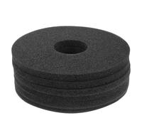 MINAOLULUS 6pcs Replacement Sponge for Margarita Salt Polisher and Glass Polisher, Highly Absorbent Black Sponge Bar Tool for Bartender Essentials, Versatile Use for Bars and Weddings
