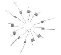 MINAOLULUS 6pcs Water Key Springs for Baritone and Tuba Spit Valve, Trumpet and Trombone Repair Parts Set A and B Type Springs, Brass Instrument Maintenance Kit for Band Use