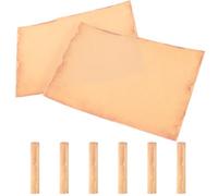 MINAOLULUS 8 Sheets Retro Letter Writing Paper Stationary Paper for Decorative and Printing Use A5 Size Vintage Style Suitable for Office and Home Letters