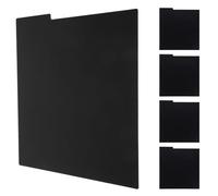 MINAOLULUS 8pcs Black PVC Vinyl Record Dividers 330x317mm Card Sorting Dividers for Record Category Label Trading Card Organizers and Document Classification