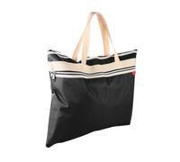 MINAOLULUS A3 Size Oxford Fabric Art Storage Pouch Waterproof Zipper File Folder Multi-Layer Document Organizer for Travel and Office Use Black