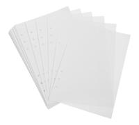 MINAOLULUS A5 Loose Leaf Notebook Paper Refill, 80 Sheets Ivory White Blank Planner Replacement Inserts, 6-hole Punched Notepad Refill Paper for Personal Organizers and Binders