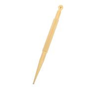MINAOLULUS Acupressure Pen Reflexology Pen Brass Massage Stick, Golden Self Acupressure Tool for Soles and Face, Muscle Relaxation, Fatigue, Professional and Personal Use