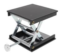MINAOLULUS Adjustable Height Lab Jack Scissor Stand Platform for Laboratory and Woodworking, Aluminium and Abs Table Lift Jack with Versatile Application for Scientific Research