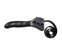 MINAOLULUS Adjustable Rubber Strap Wrench Jar Openers Sturdy Black Plastic Design with Comfortable Handle 2pcs Fits Shape Bottle Opener for Auto Repair and Kitchen Use