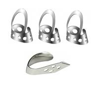 MINAOLULUS Adjustable Stainless Steel Thumb and Finger Picks Set 4pcs for Banjo Ukulele Guitar, Smooth Metal Guitar Accessories for Fingerstyle Playing