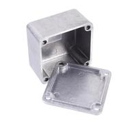 MINAOLULUS Aluminum Stomp Box Case Guitar Pedal Enclosure Metal Effect Stomp Box Sturdy Diecast Shell Compact Design for Guitar Effect Accessory Use