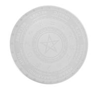 MINAOLULUS Astrology Divination Silicone Mold DIY Handmade Crystal Epoxy Resin Tray Mold for Zodiac Compass Tarot Card Mirror Coaster Craft Supplies