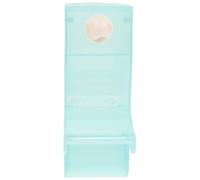 MINAOLULUS Automatic Bird Feeder Bowl for Parrots and Cockatiels Fresh Green Bird Food Container with Anti-spill Design for Indoor Cage Use