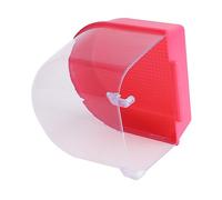 MINAOLULUS Bird Bath for Small Birds Covered Bath Cage for Canary Budgies Parrots Shower for Cages Red